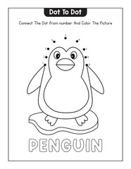 Animals Dot To tot Page