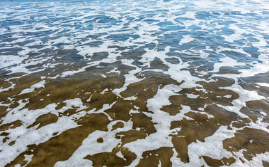 Sunlight Reflection on the Sea Surface at Cyprus Beach