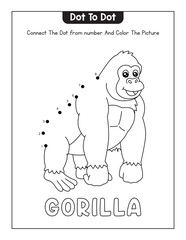 Animals Dot To tot Page