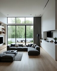 Fototapeta premium living room interior