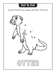 Animals Dot To tot Page