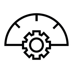 performance management  vector icon