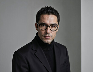 Obraz premium Asian Tech CEO Portrait | Modern Executive Leadership Professional Headshot