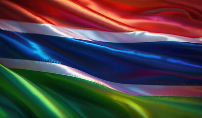 gambian flag for national Day or Independence Day of gambia