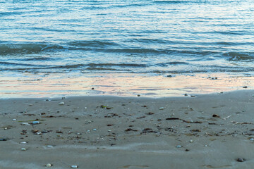 Sunlight Reflection on the Sea Surface at Cyprus Beach