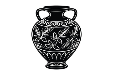 Silhouette of a decorative vase1.eps