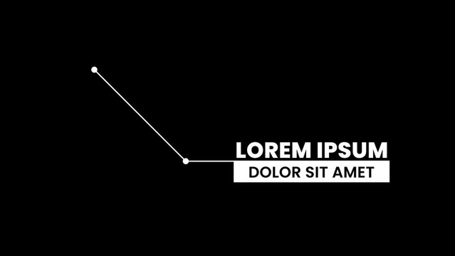 Clean Pop Up Title with Subtitle