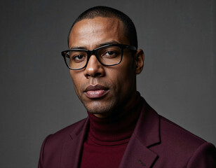 Obraz premium African American Creative Director | Modern Professional Leadership Portrait