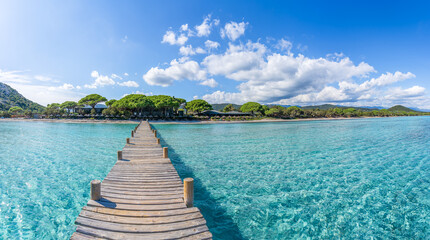 Landscape with Santa Giulia beach, Corsica, France © Balate Dorin