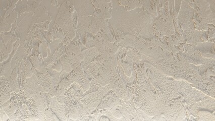 Luxury classic cream white cement texture wall in western restaurant