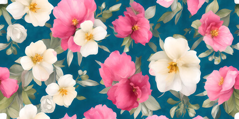 Romantic Floral Design with Fresh Blooms and Lush Greenery