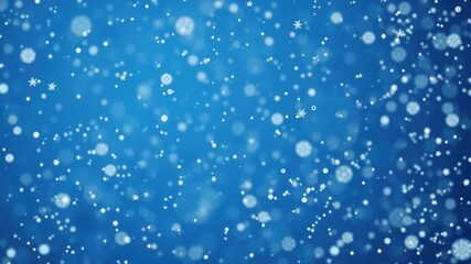 Obraz premium Winter Wonderland Snowfall - Frozen Christmas Background