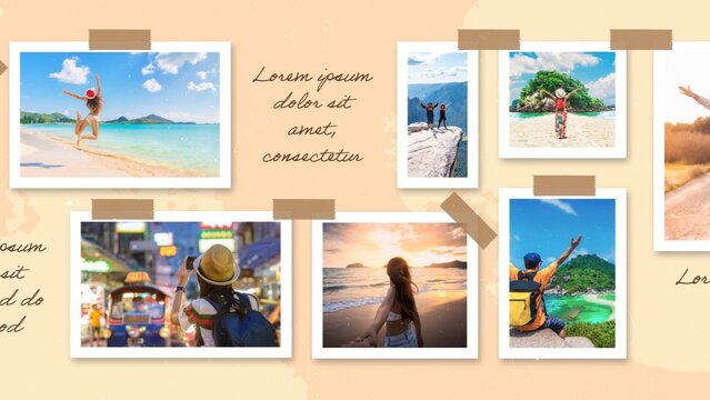 Holiday Memories Slideshow Travel Template