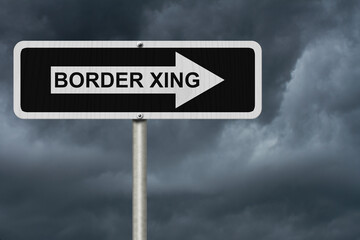 Obraz premium The way to the Border Crossing