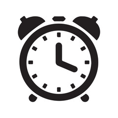Alarm icon. Clock icon. Time icon