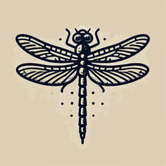 dragonfly vector illustration