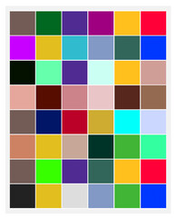abstract background with squares, color swatch 