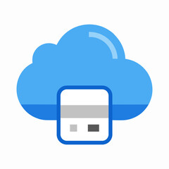 cloud computing concept illustration