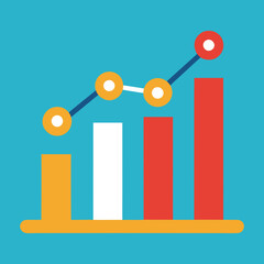 illustration of seo graph