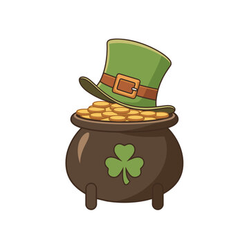 recommend clip art: 
                    St Patrick's Day Green Shamrock and Beer, St. Patrick's Day leprechaun hat with four leaf clover, happy St Patrick's Day Leprechaun Face, St Patrick hat and cauldron with coins for celebration