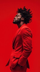 Man with Red Suit Profile