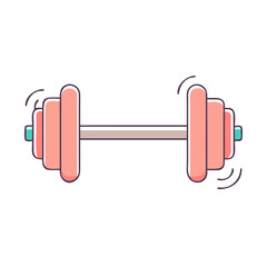 barbell icon, barbell vector illustration-simple illustration of barbell, perfect for barbell logos and themed design 
