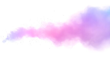 Obraz premium A soft, colorful gradient of pink and purple smoke on a white background.