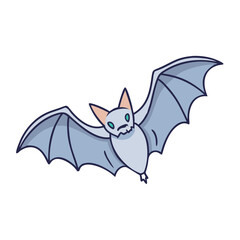 bat icon, bat vector illustration-simple illustration of bat, perfect for bat logos and themed design 