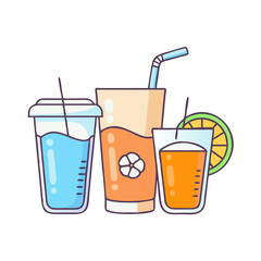 beverages icon, beverages vector illustration-simple illustration of beverages, perfect for beverages logos and themed design 