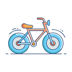 Fototapeta premium bike icon, bike vector illustration-simple illustration of bike, perfect for bike logos and themed design 