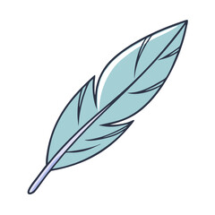 birds feather icon, birds feather vector illustration-simple illustration of birds feather, perfect for birds feather logos and themed design 