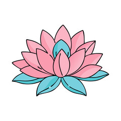 blossom lotus icon, blossom lotus vector illustration-simple illustration of blossom lotus, perfect for blossom lotus logos and themed design 