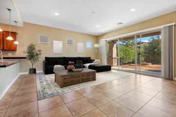 an interior living room of a home