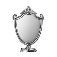 Obraz premium Elegant Vintage Mirror with Ornate Frame Design Isolated on transparent background