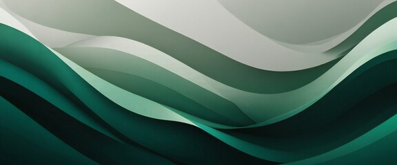 Obraz premium abstract green background with waves