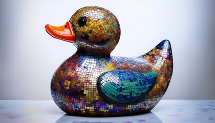 easter egg in a glass vase