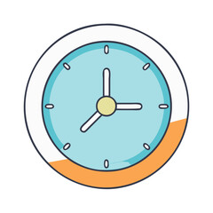 clock watch icon, clock watch vector illustration-simple illustration of clock watch, perfect for clock watch logos and themed design 
