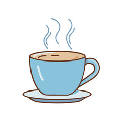 coffee cup icon, coffee cup vector illustration-simple illustration of coffee cup, perfect for coffee cup logos and themed design 