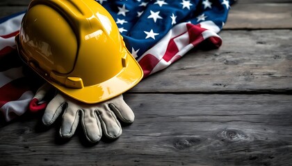 American Labor Day: Hard Hats, Gloves, and the Stars and Stripes