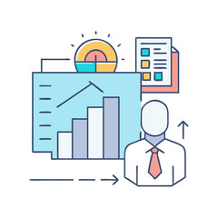 company icon, company vector illustration-simple illustration of company, perfect for company logos and themed design 