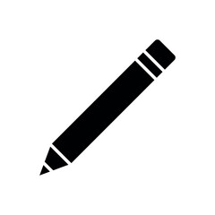 pencil sign symbol vector icon