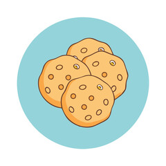 cookies icon, cookies vector illustration-simple illustration of cookies, perfect for cookies logos and themed design 