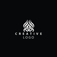 Paisley  Flower logo Design For company logo