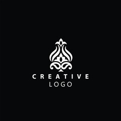 Paisley  Flower logo Design For company logo