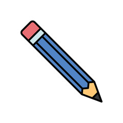 pencil sign symbol vector icon