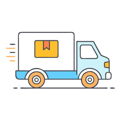delivery truck i icon, delivery truck i vector illustration-simple illustration of delivery truck i, perfect for delivery truck i logos and themed design 