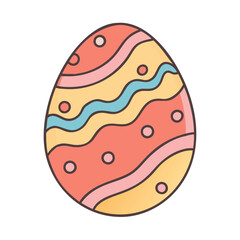 easter icon, easter vector illustration-simple illustration of easter, perfect for easter logos and themed design 