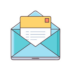 email icon, email vector illustration-simple illustration of email, perfect for email logos and themed design 