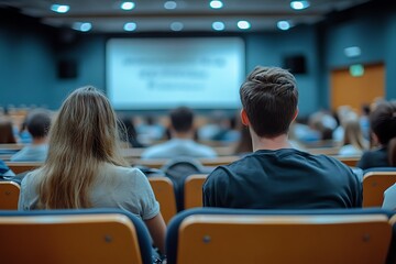 Conference Attendees Focused on Presentation