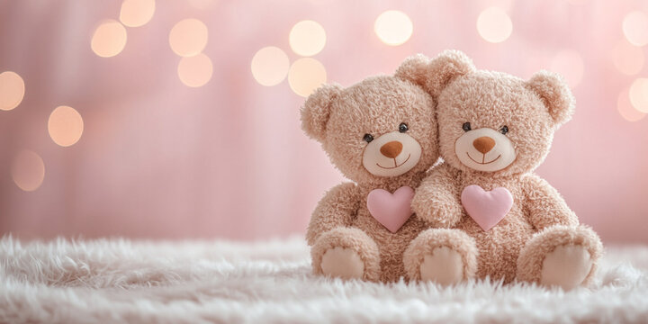 Cute-teddy-bear-duo-with-hearts-on-a-soft-pink-backdrop